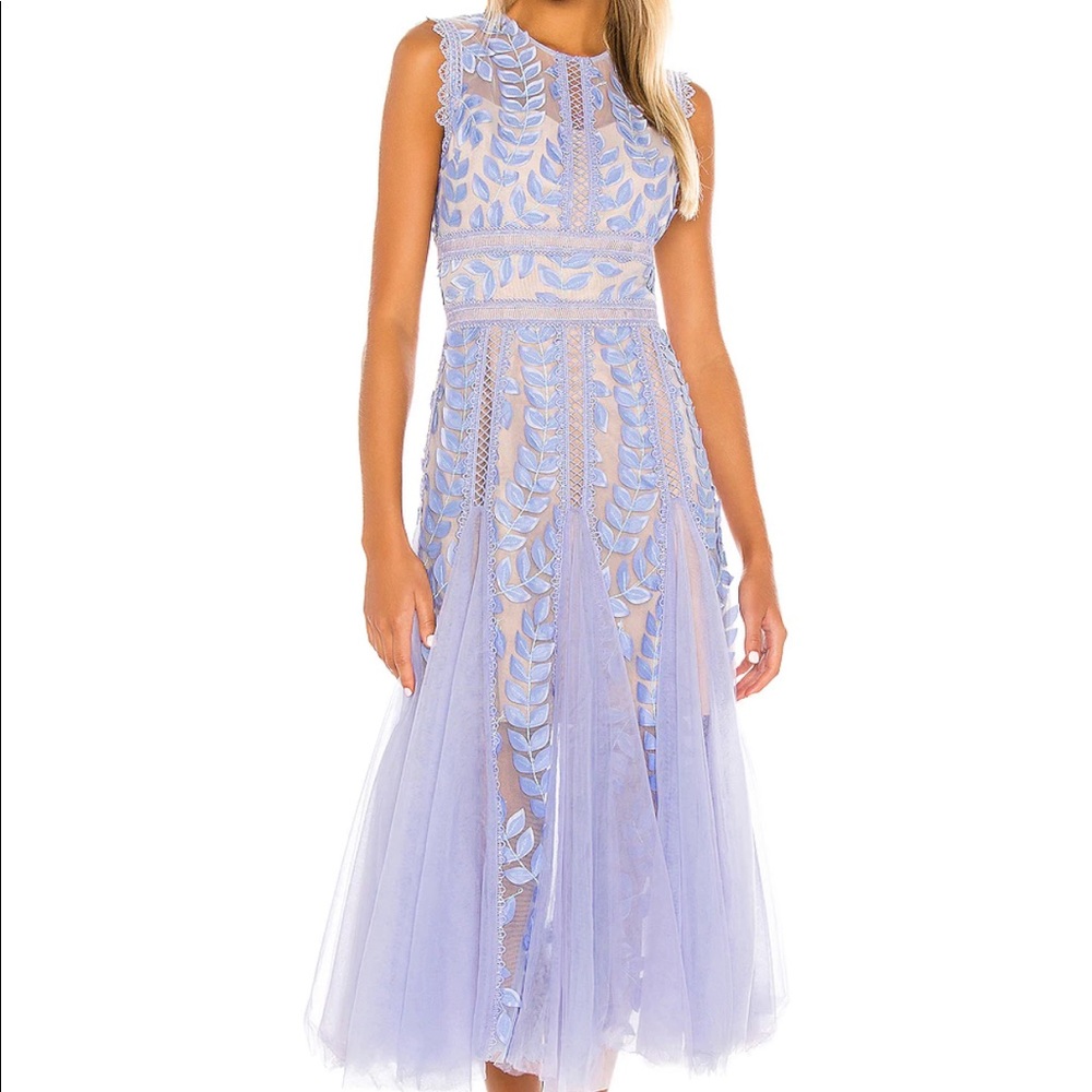 Bronx and Banco Violet Flared Dress